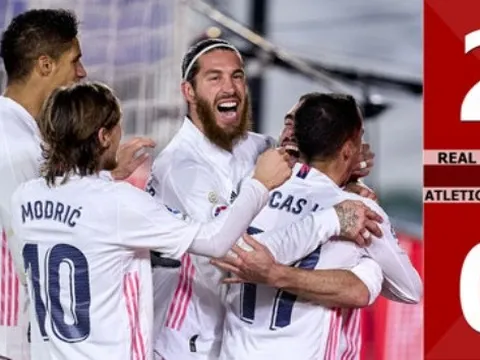 3 điểm nhấn Real Madrid 2-0 Atletico Madrid: Khắc tinh của Simeone
