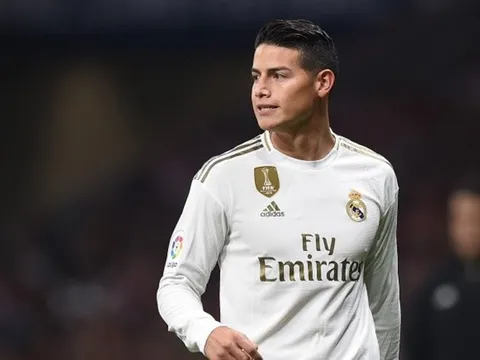 Real cân nhắc tái hợp James Rodriguez