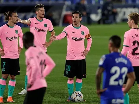 Real gọi, Barcelona trả lời với trận thua bạc nhược trước Getafe