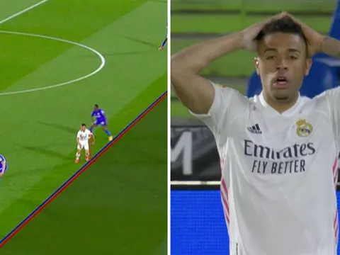 Sao Real bị tước bàn thắng theo cách khó tin