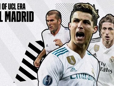Đội hình bá đạo nhất của Real ở kỷ nguyên Champions League