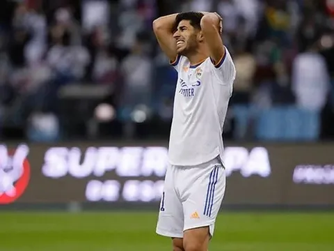 Real mất Asensio trước trận chung kết Siêu cúp TBN