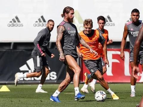 Real tăng tốc, 6 sao tập riêng, Ramos khoe bộ giò cơ bắp