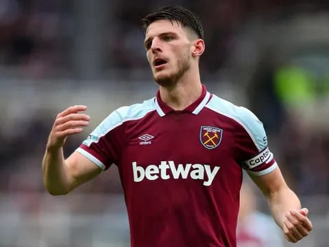 Rõ lý do Declan Rice vắng mặt trận gặp Liverpool