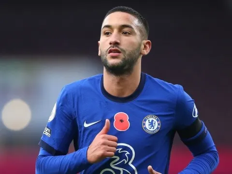 Rời Chelsea, Hakim Ziyech được 2 đội bóng lớn "trải thảm đỏ"
