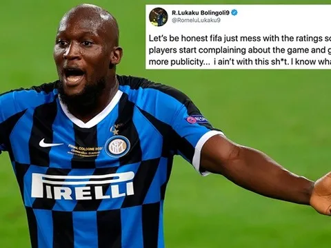 Bị đánh giá quá thấp, Lukaku điên tiết vì FIFA 2021