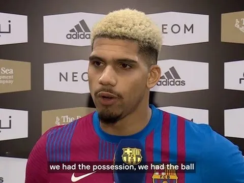 Ronald Araujo: Barca chơi tốt hơn nhưng họ là đội mạnh