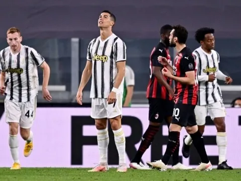 Ronaldo im tiếng, Juventus thua thảm Milan, 'out' luôn top 4