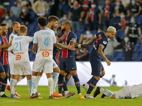 CHÍNH THỨC! Đã có án phạt cực nặng cho trận cầu bạo lực PSG - Marseille
