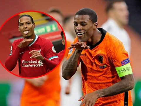 Sao Liverpool lý giải việc "sao chép" kiểu ăn mừng của Van Dijk