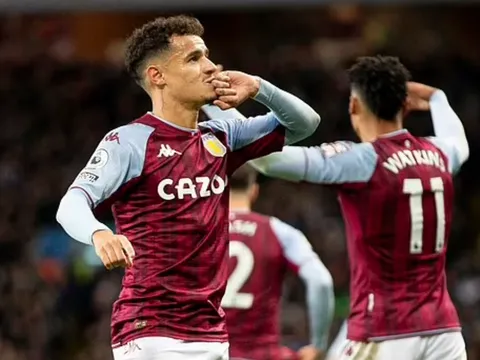 Coutinho mở show, mang về 3 bàn thắng cho Aston Villa