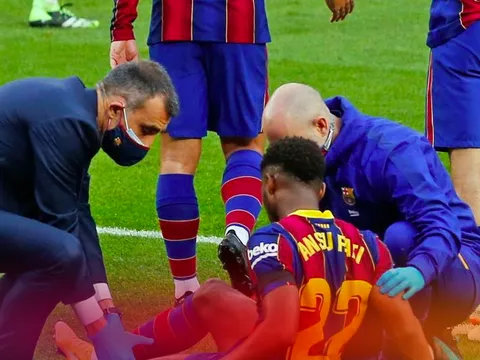 CHÍNH THỨC! Barcelona báo tin cực sốc, rõ tình trạng của Ansu Fati