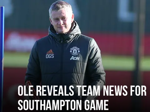 XONG! Man Utd mất 4 cái tên trận đấu gặp Southampton