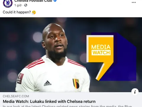 Chelsea có động thái không ngờ, Lukaku trở lại Stamford Bridge?