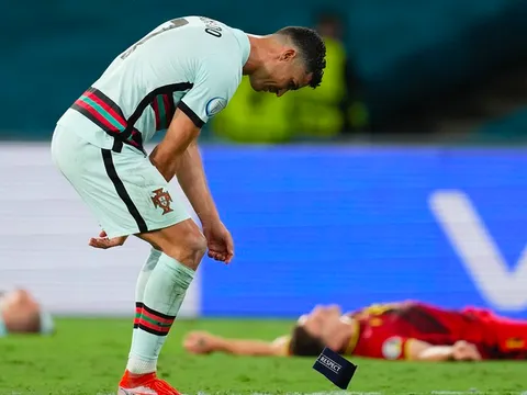 CĐV chỉ trích Ronaldo "không biết xấu hổ" sau trận thua ĐT Bỉ