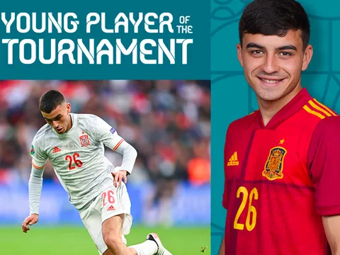 CHÍNH THỨC! Sao độc nhất vô nhị đoạt giải cầu thủ trẻ hay nhất EURO 2020