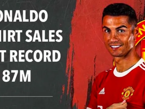 Chưa cần ra sân, Ronaldo đã lập kỷ lục chưa từng có cho M.U