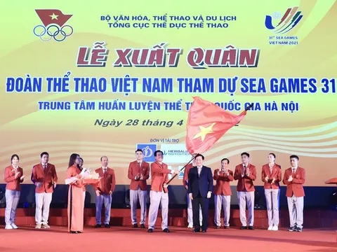 Lễ xuất quân của đoàn thể thao Việt Nam tại SEA Games 31