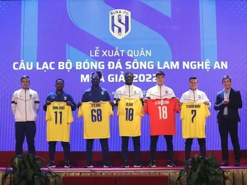 SLNA đặt mục tiêu top 3 V.League 2022