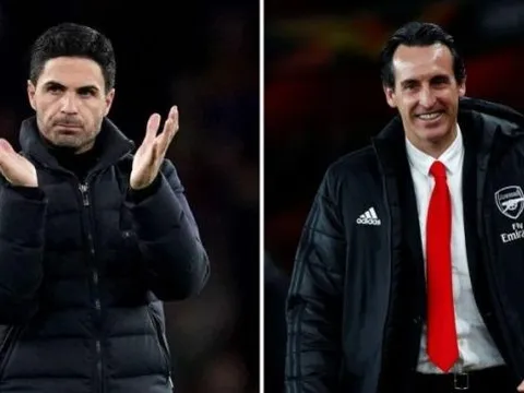 So sánh thành tích của Arteta với Emery tại Arsenal