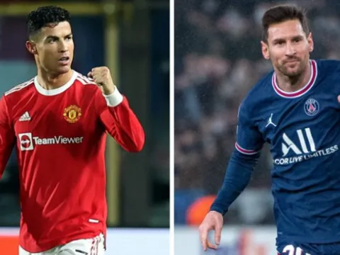 So sánh thành tích của Messi tại PSG với Ronaldo tại Man Utd