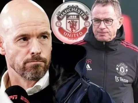 SỐC! Ten Hag 'đuổi' Rangnick khỏi Old Trafford