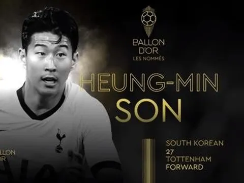 Son Heung-min đi vào lịch sử QBV