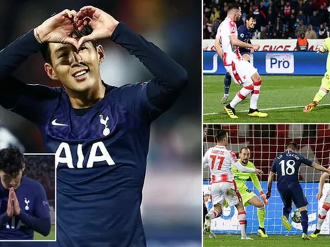 Son lập cú đúp, Tottenham nhấn chìm Crvena Zvezda