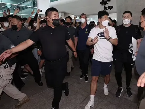 Song Heung Min và các đồng đội được săn đón gắt gao tại Seoul