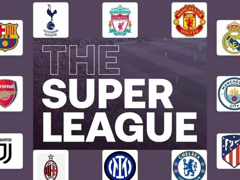 Man United và 9 CLB lớn tái khởi động dự án Super League