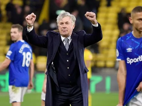 Tại Everton, Carlo Ancelotti đã tạo ra một "quái vật săn bàn" khiến châu Âu khiếp sợ