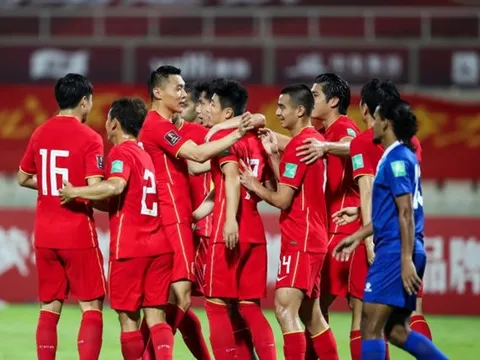 Tái lập màn hủy diệt 5-0, Trung Quốc củng cố suất vào VL World Cup thứ 3