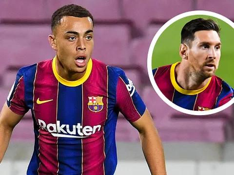 Tân binh Barca: 'Tôi không hiểu Messi nói gì nhưng vẫn cười với anh ấy'