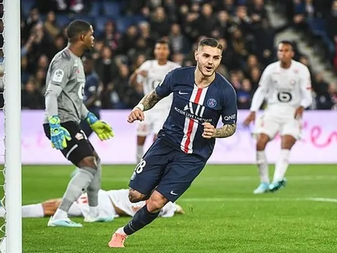 Icardi lập thành tích ấn tượng, PSG tiếp tục củng cố ngôi đầu
