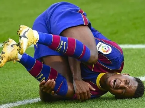 Thần đồng Ansu Fati chấn thương, Tây Ban Nha gọi "quái thú" thay thế