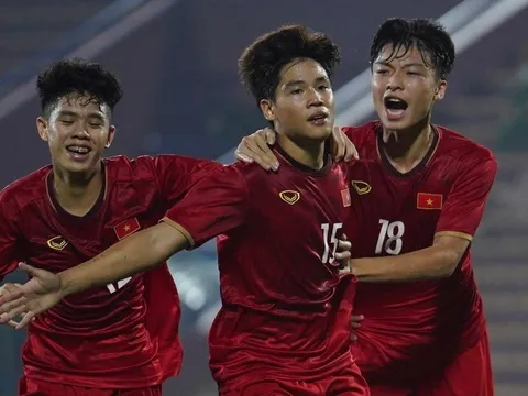 Thắng đậm Đài Loan - Trung Quốc, U17 Việt Nam soán ngôi đầu của Thái Lan