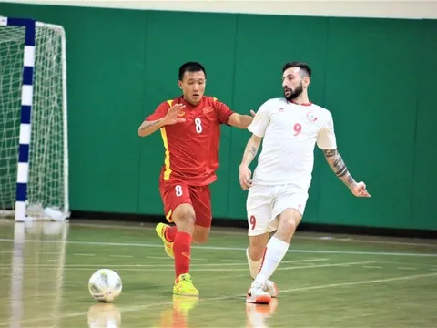 ĐT futsal Việt Nam bất phân thắng bại với Lebanon