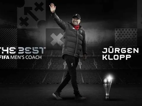 Thống kê cho thấy Jurgen Klopp xứng đáng giải thưởng The Best của FIFA