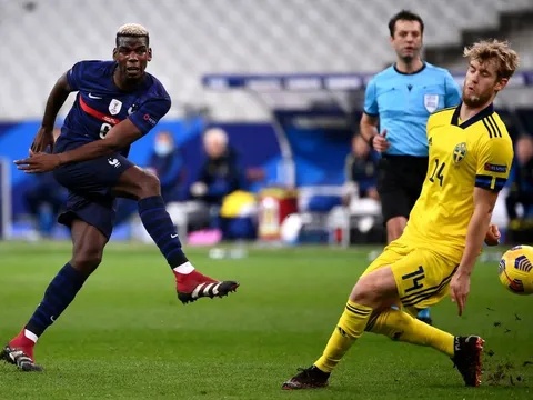Thống kê đẳng cấp của Paul Pogba trong ngày Pháp giành vé bán kết