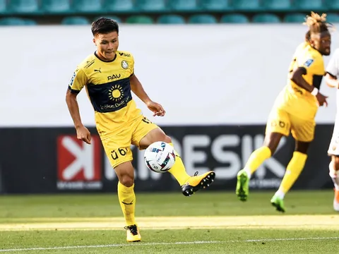 Thông số không tốt của Quang Hải tại Pau FC