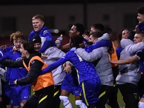 Thua 0-3 tận phút 70, đội trẻ Chelsea vẫn ngược dòng hạ Liverpool