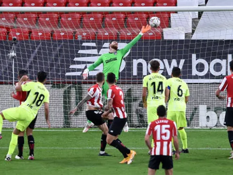 Thua đau Bilbao, Atletico Madrid lỡ cơ hội bứt tốp với Real và Barca