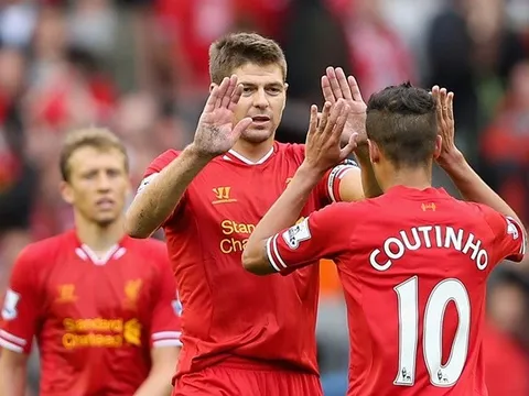 Thua Man Utd, Gerrard vẫn kịp mở đường cho Coutinho