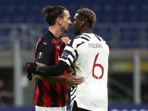 Thua trận, Ibrahimovic ngay lập tức làm 1 việc với Pogba