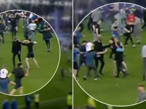 Patrick Vieira 'tẩn' CĐV Everton