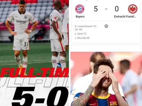 Thua trắng 5 bàn, nạn nhân của Bayern Munich gửi thông điệp chí mạng đến Barcelona