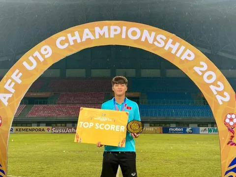Tiền đạo U19 Việt Nam là Vua phá lưới giải Đông Nam Á