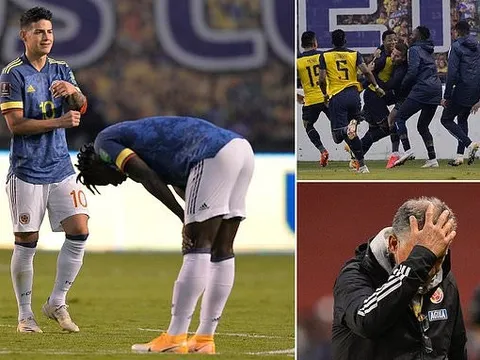 Tiếp bước Đức, ĐT của James Rodriguez thua nhục nhã 6 bàn, cựu HLV M.U sắp bị sa thải