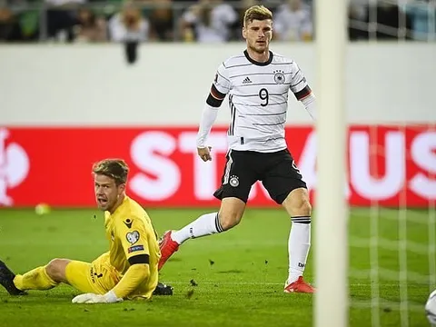 Timo Werner nổ súng, Đức nhẹ nhàng hạ gục Liechtenstein