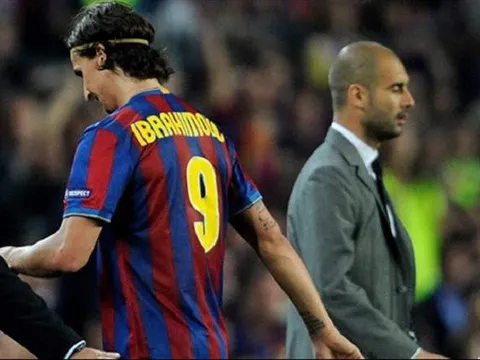 Tin nhắn ẩn ý Messi gửi Pep khi Ibrahimovic chơi cho Barca